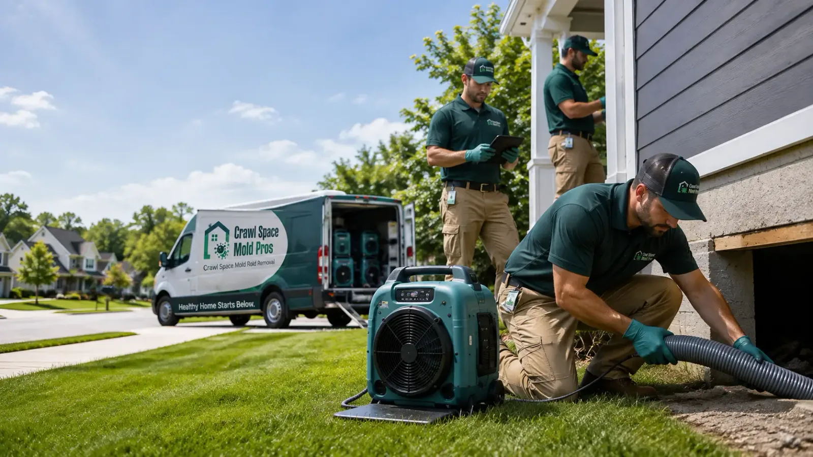 Crawl Space Mold Removal in Mosier, OR